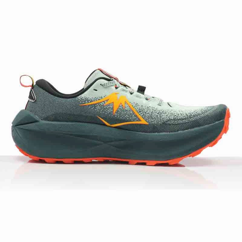 Flat Foot Pronation Running Shoes Asics Trabaco Max 4 Men's Trail Shoe - Cold Moss/Nova Orange