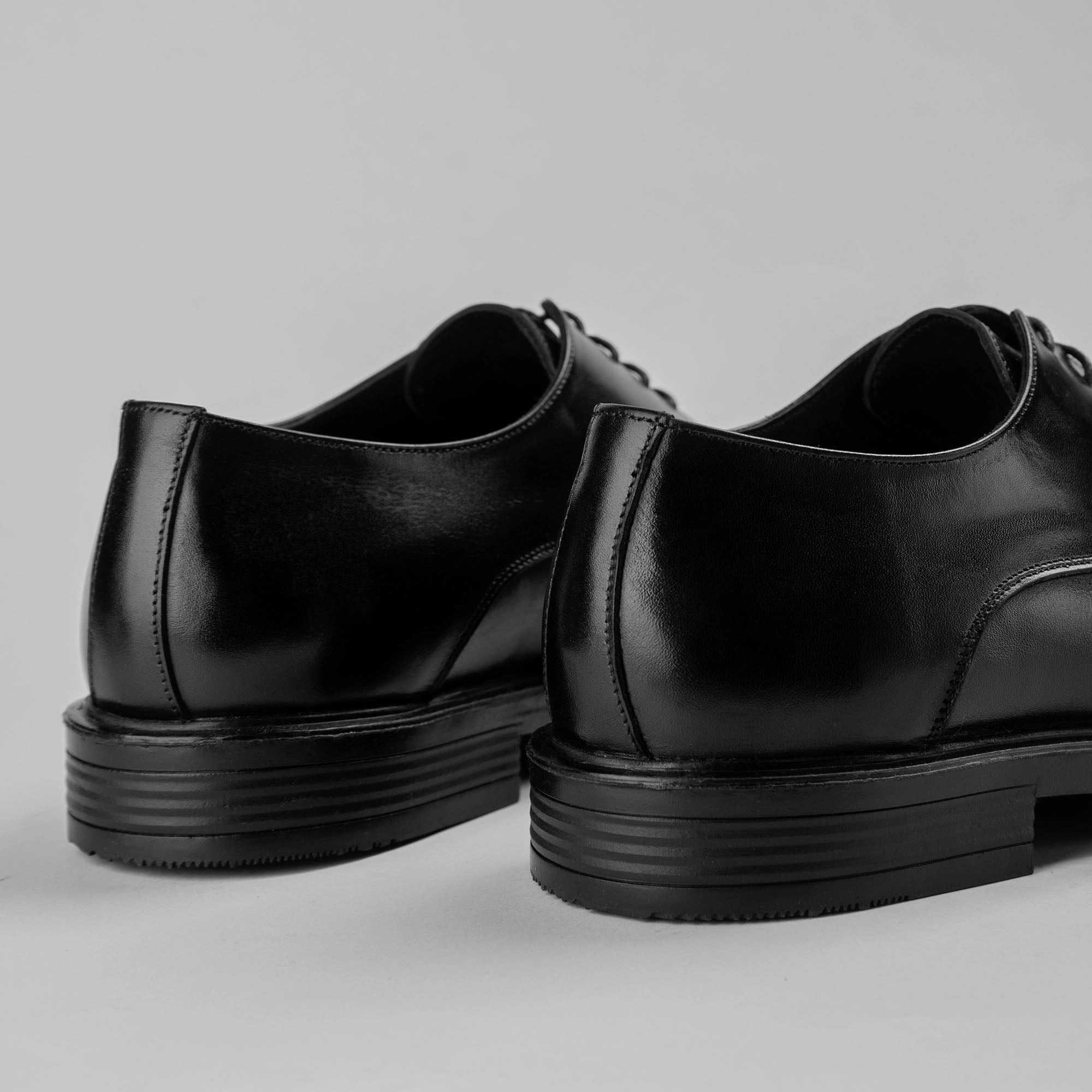 Prada Derby Lace-up Shoes Derby Moc Toe Shoes - Black