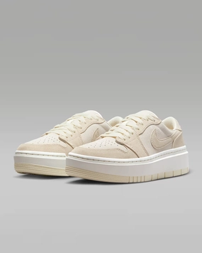 Nike Artificial Turf Soccer Shoes Nike Air Jordan 1 Elevate Low DH7004-101 Women's Sail Coconut Milk Leather Shoes