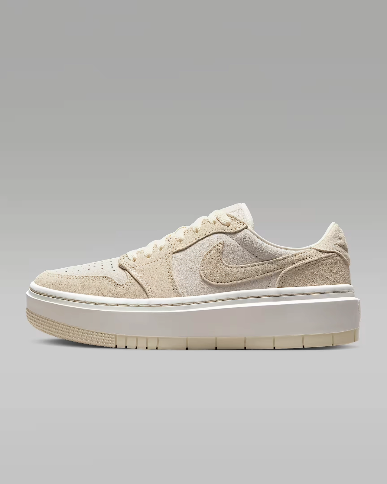 Japan Nike Shoes Nike Air Jordan 1 Elevate Low DH7004-101 Women's Sail Coconut Milk Leather Shoes