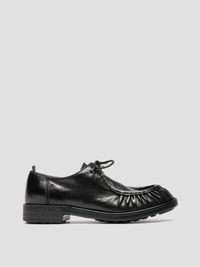 Olukai Ohana Lace Up Nubuck Shoe DIARY 102 - Black Leather Derby Shoes