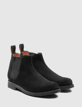 Squall Canyon Waterproof Chelsea Boots Grenson Hayden Suede Chelsea Boot - Black