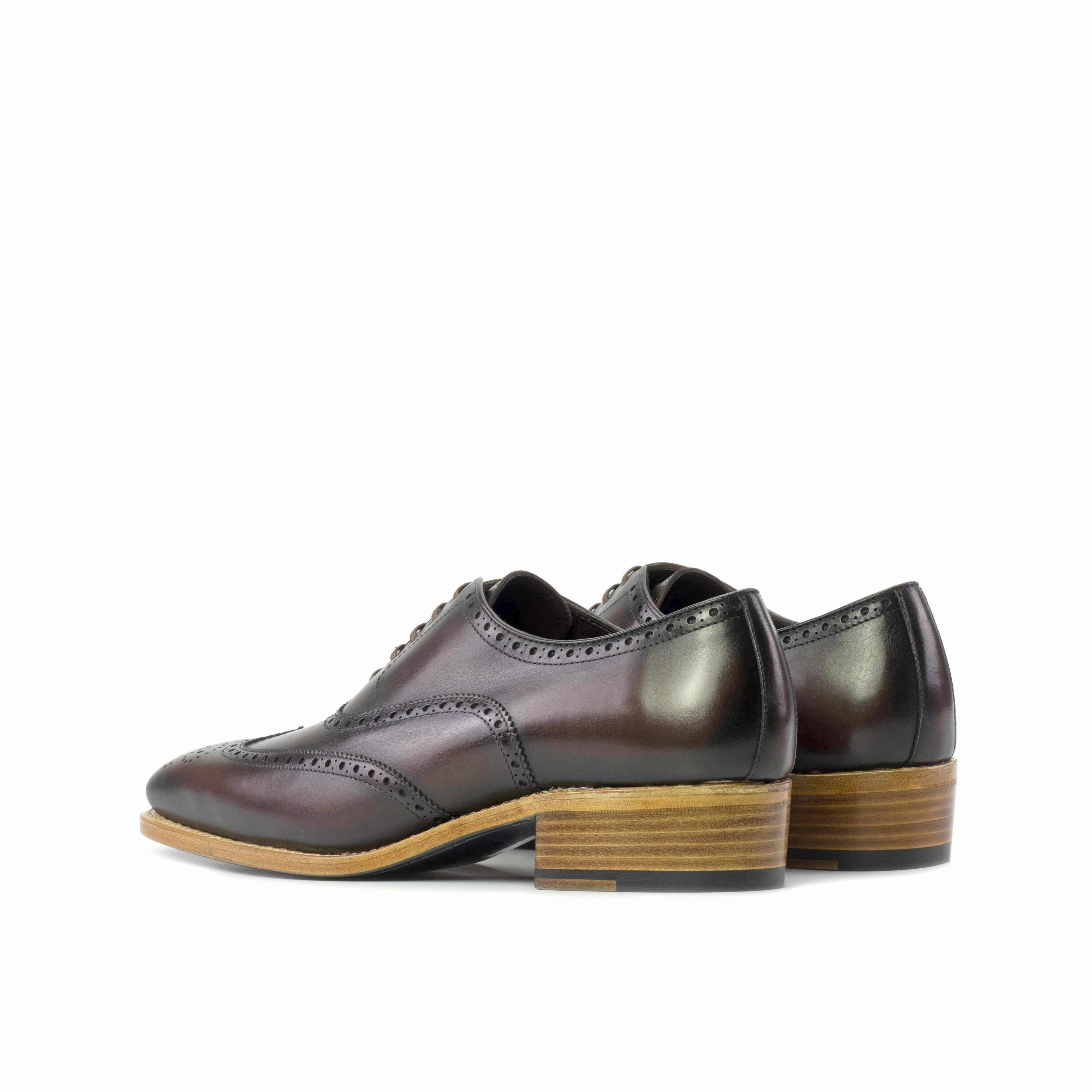 Dark Brown Wingtip Brogue Shoes Oxfords Before
