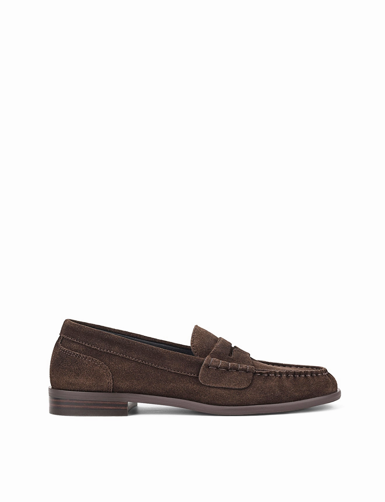 Alden Brogue Shoes Paddy Loafers - Chocolate Brown Suede