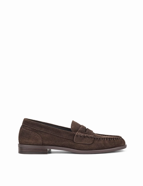 Paddy Loafers - Chocolate Brown Suede Zanni Brogues