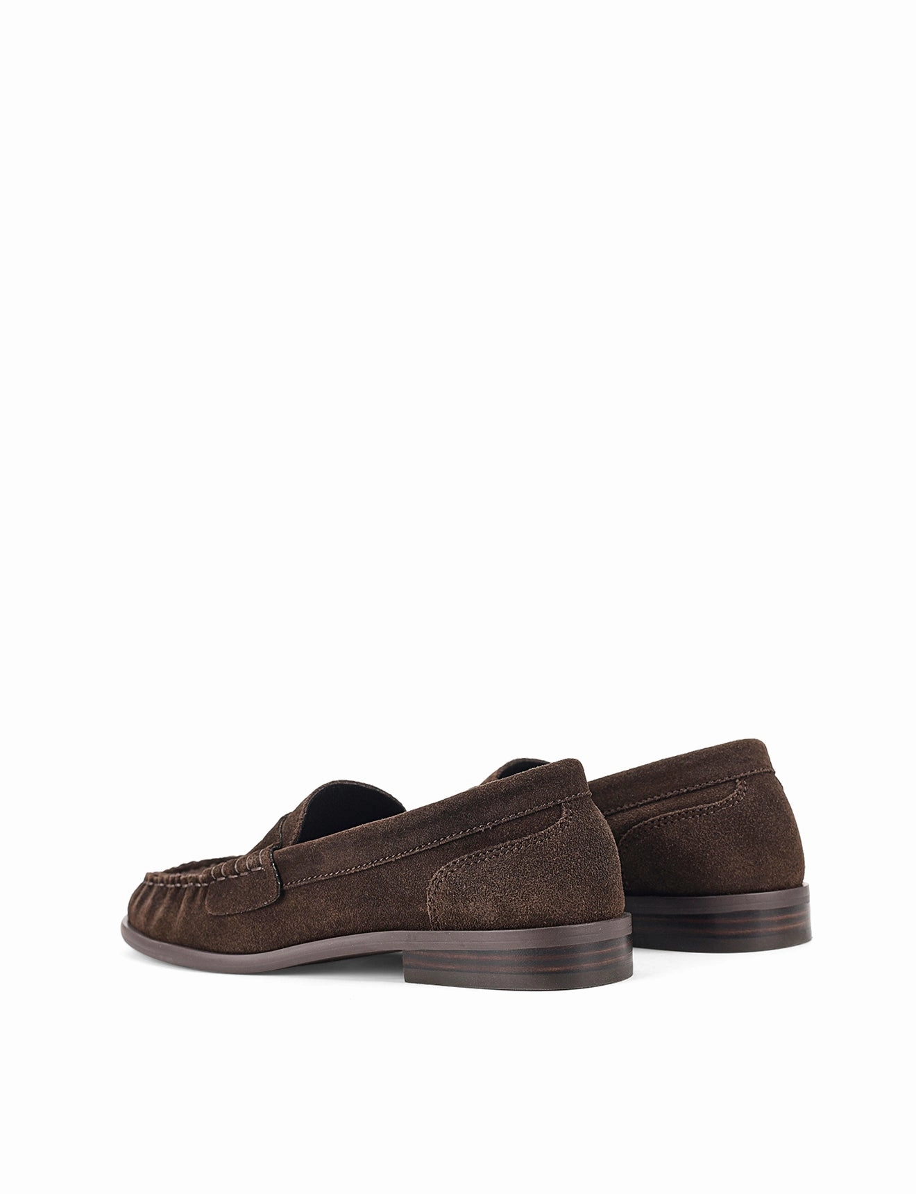 Brogan Shoes Paddy Loafers - Chocolate Brown Suede