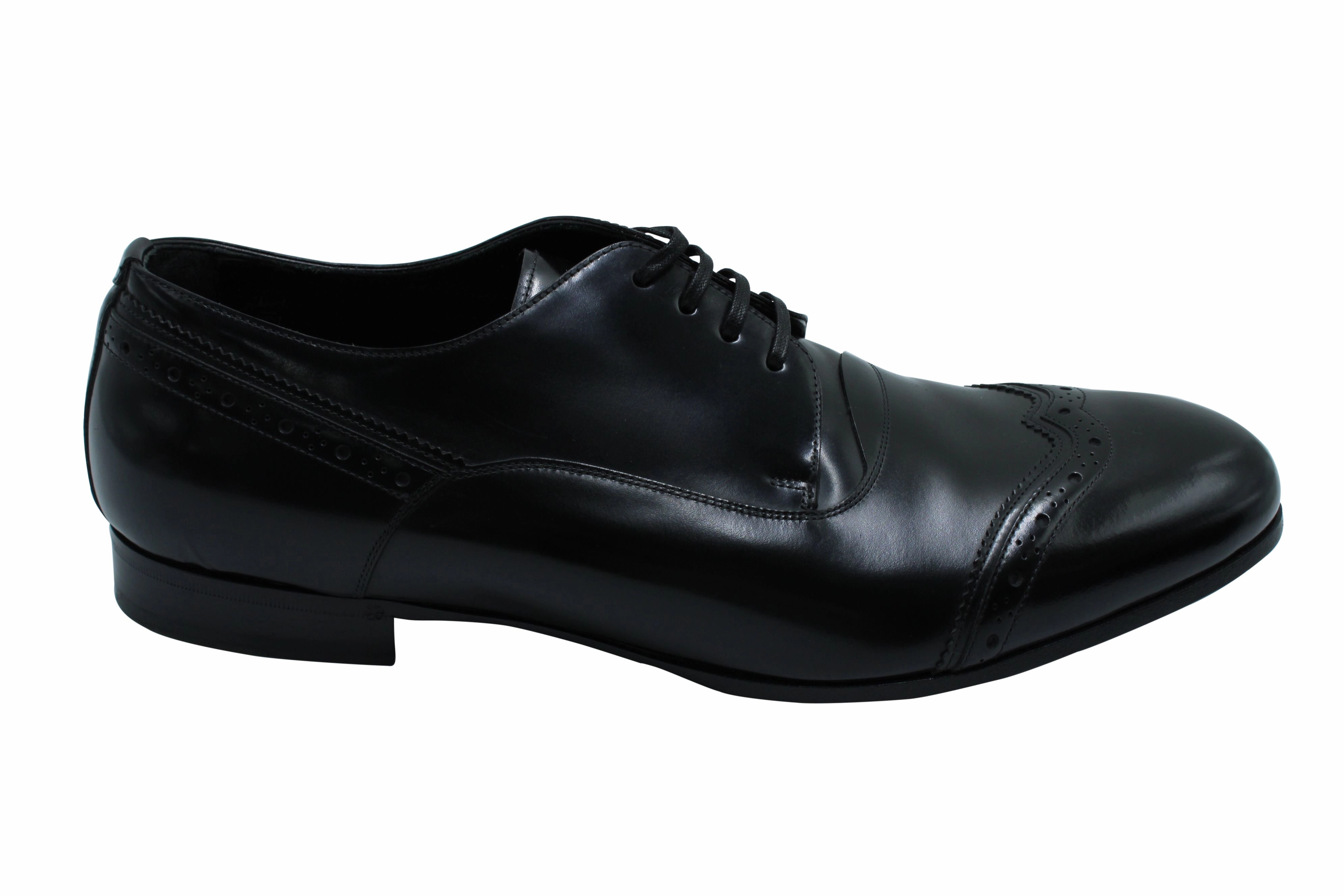 Dolce & Gabbana Wingtip Brogues in Black Leather Ghillie Brogues Pronunciation
