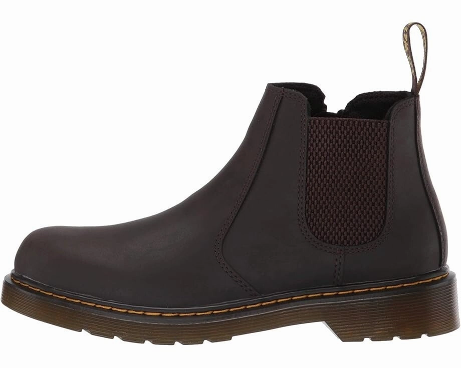 Must Have Chelsea Boots Dr. Martens 2976 Boots Kids  Brown Leather Round Toe Ankle Chelsea ZOGG180