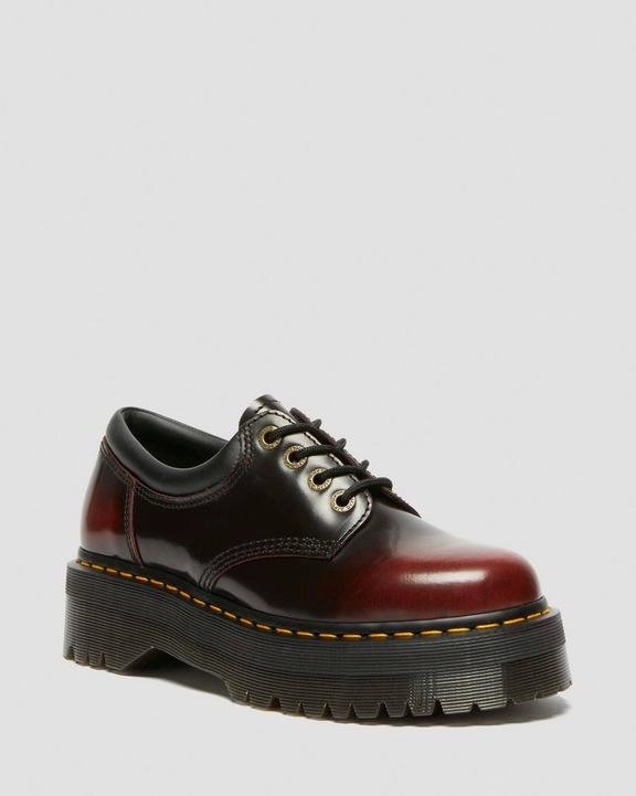 Oxfords With Leggings Dr. Martens 8053 Arcadia Cherry Red Arcadia - Mens