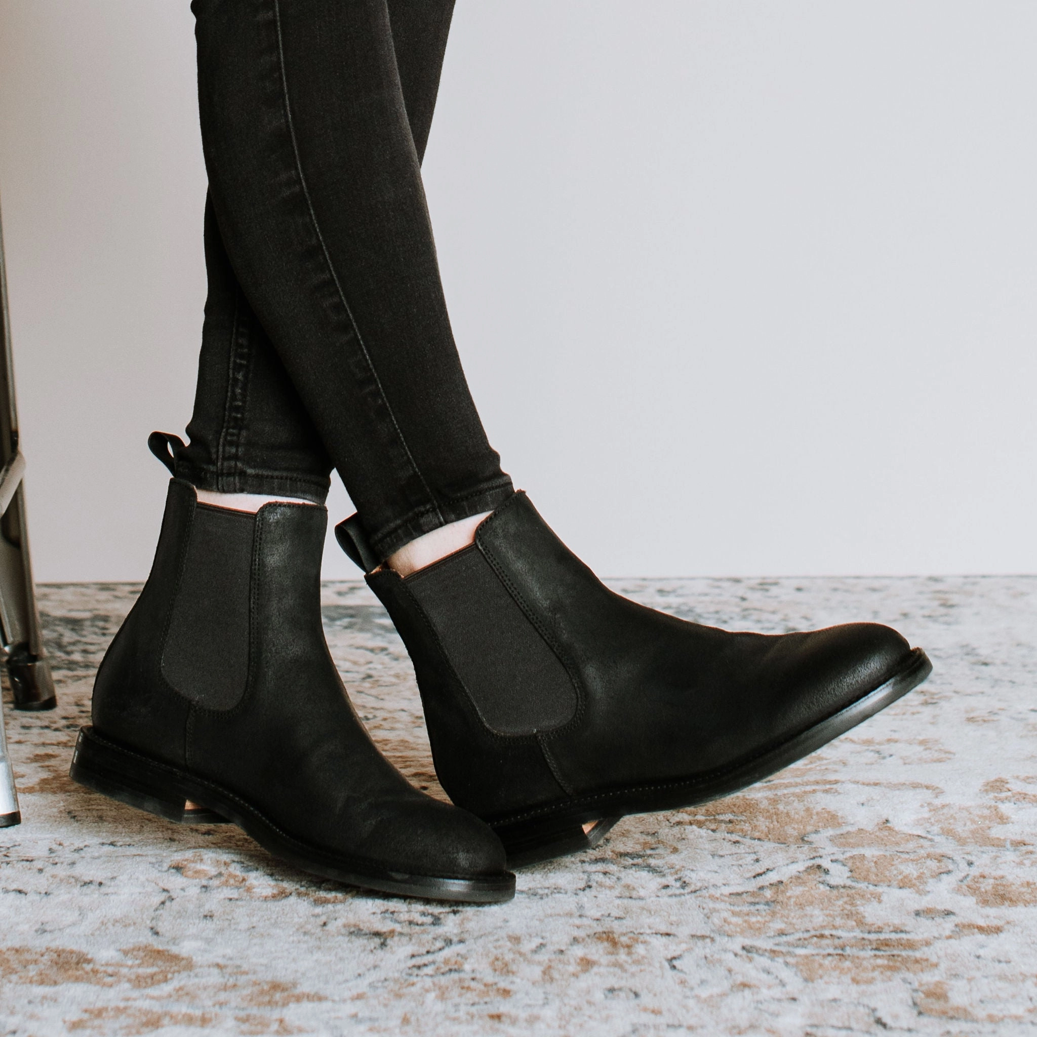 Chelsea Boots With Studs Josephine Chelsea Boot Black Waxed Commander