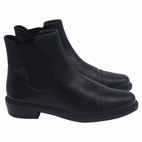 Asgard Waterproof Chelsea Boots Stuart Weitzman Gobi Chelsea Ankle Boots in Black Leather