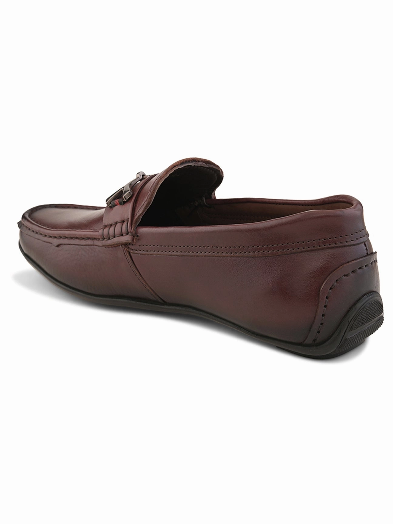 Ethan Leather Buckled Loafers Slingback Loafers