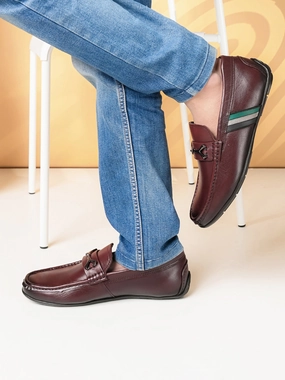 Ethan Leather Buckled Loafers Clarks Penny Loafers