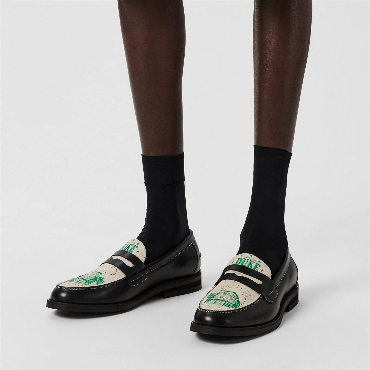 Best Venetian Loafers DUKE AND DEXTER  Casa Duke Penny Loafers Black