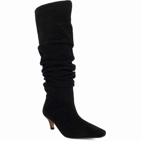 Dune Saunders Long Boots Pointed Leather Boots Knee High