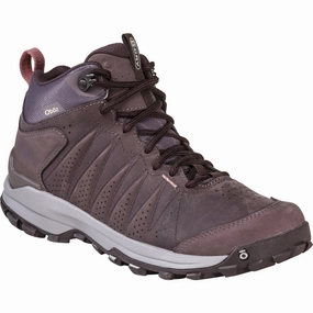 Women's Sypes Mid Leather Waterproof Old School Hiking Boots With Laces