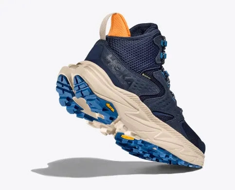 Timberland Hiking Boots Waterproof Hoka | Anacapa 2 Mid GTX | Men's | Varsity Navy/Oat Milk