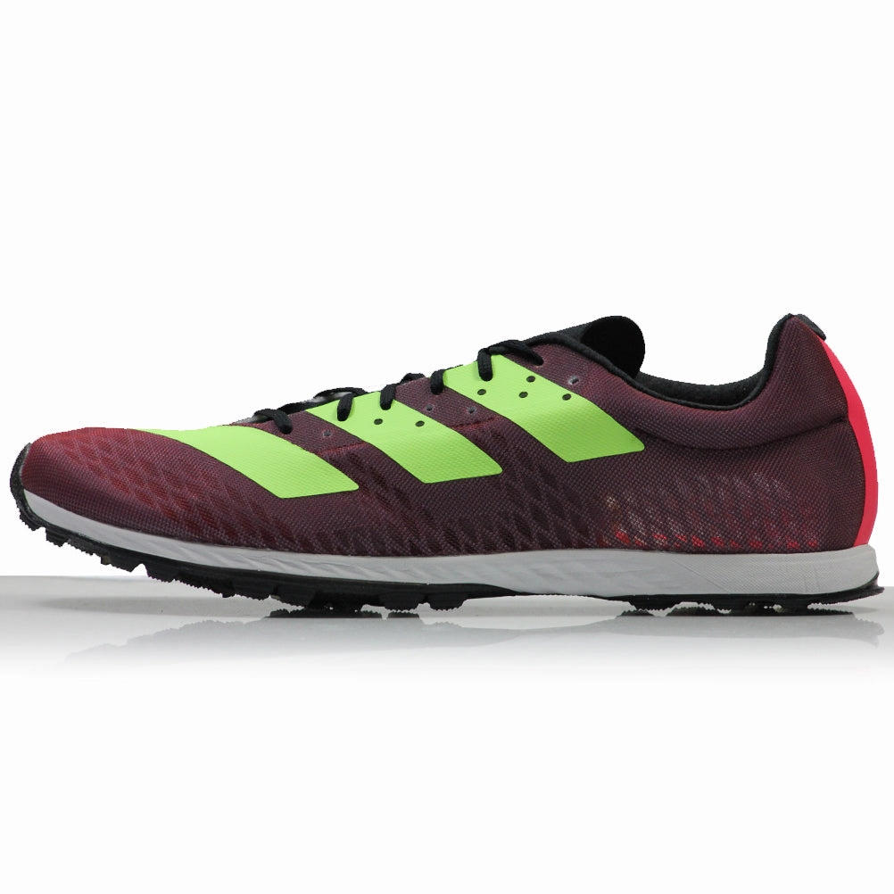 adidas adizero XCS Men's Cross Country Spike - Core Black/Red/Signal Green Great Cheap Running Shoes