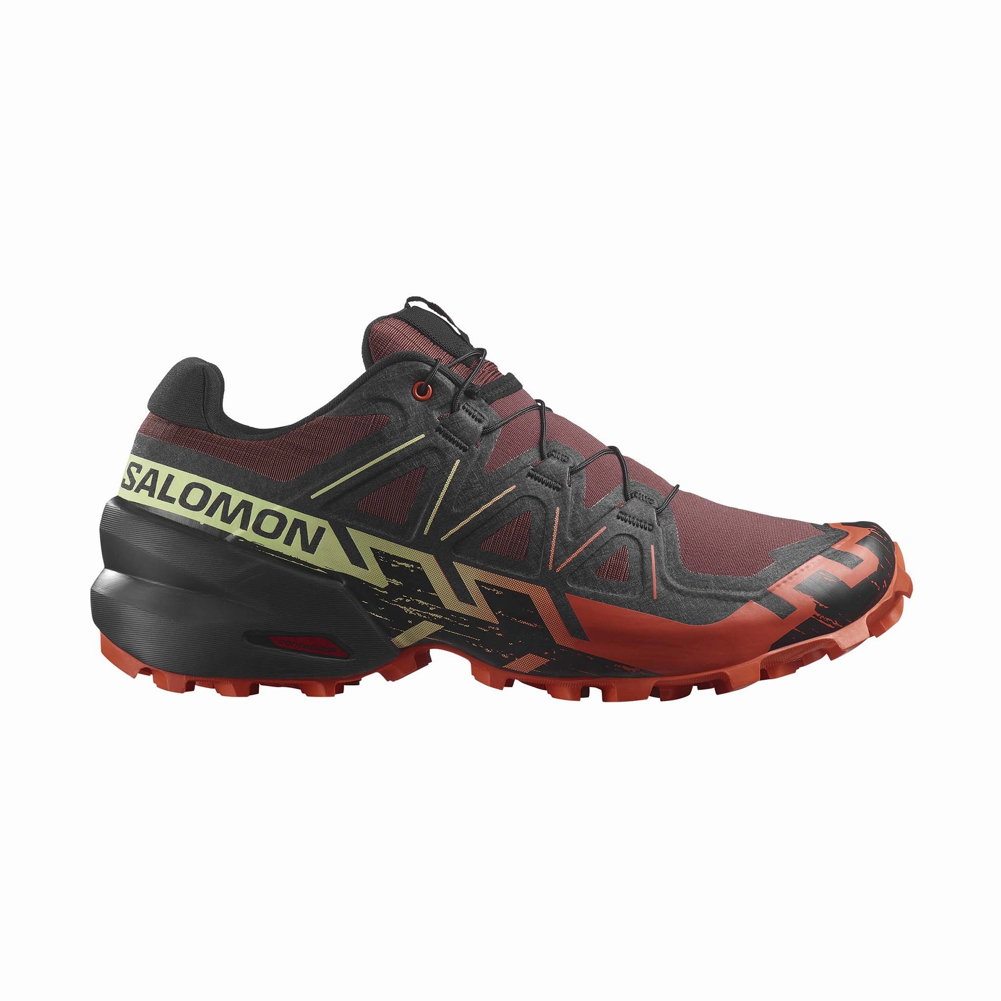 Salomon | Men's Speedcross 6 Running Shoes - Rum Raisin Drop Trail Shoe