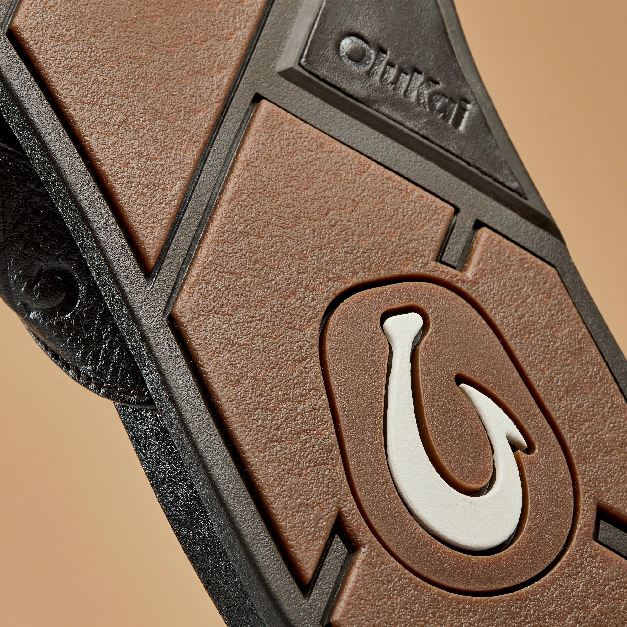 Straw Wedge Sandals lali - Dark Java