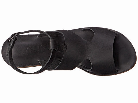 San Vincente Blvd - Stylish Anklet Strap Sandals | Black Sandals Golf And Country Club