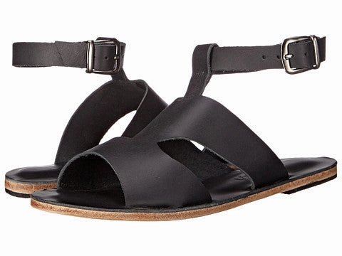 San Vincente Blvd - Stylish Anklet Strap Sandals | Black Quiksilver Sandals
