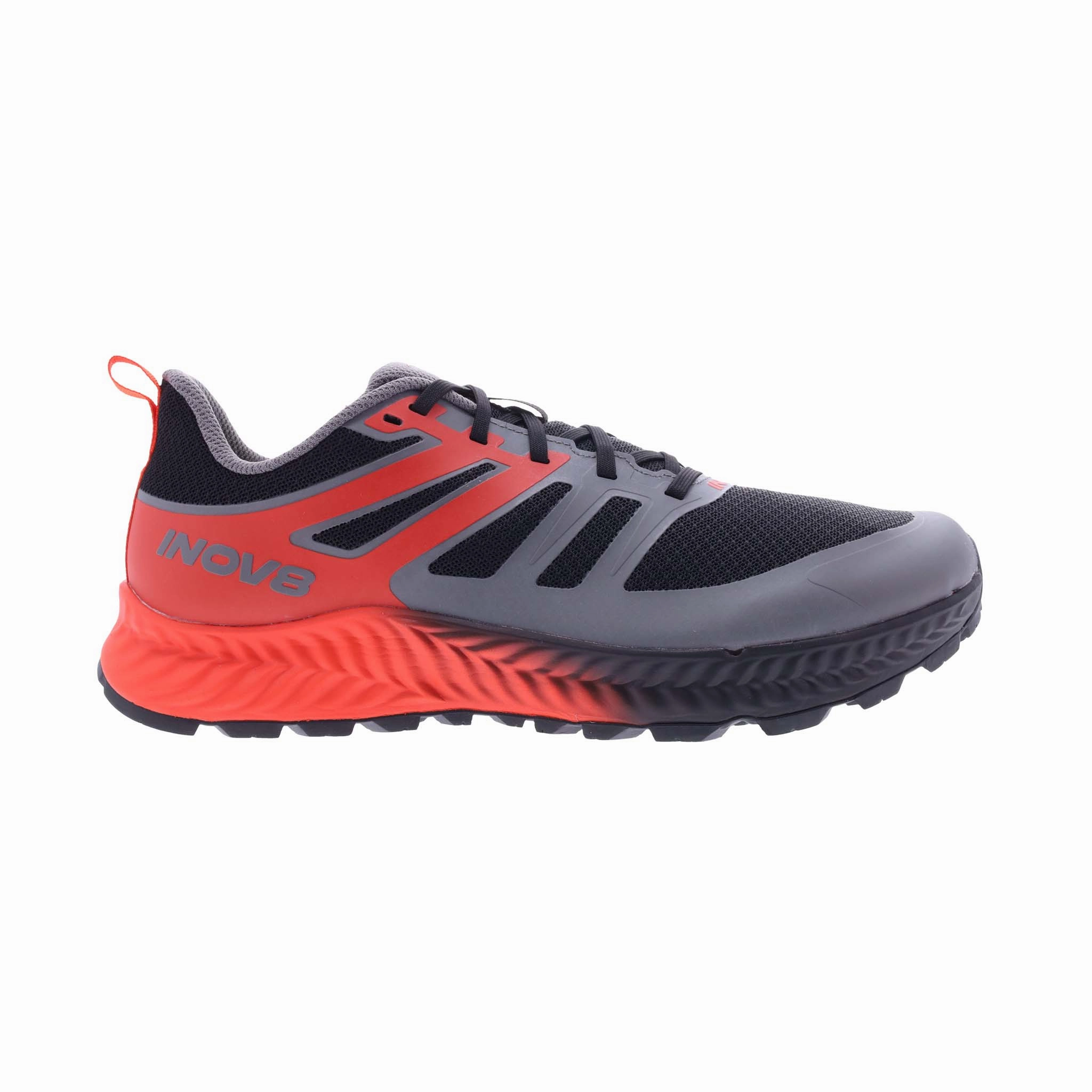 INOV8 | Men's TrailFly Running Shoes - Black/Red Ultra Raptor Trail Running Shoes