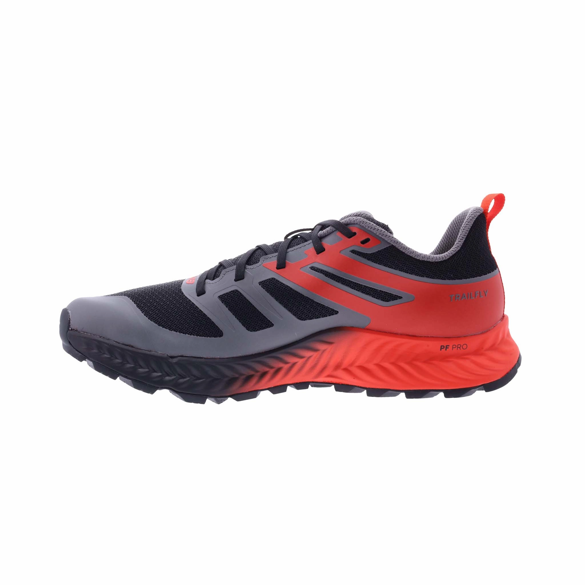 INOV8 | Men's TrailFly Running Shoes - Black/Red Mens Stability Trail Running Shoes