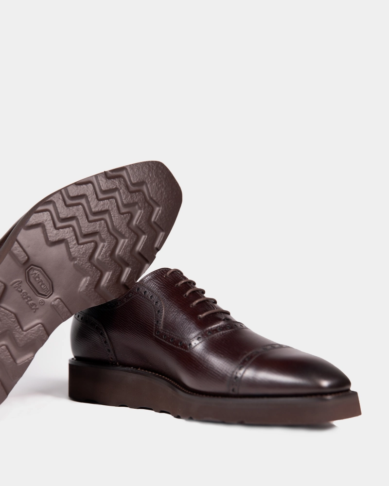 Rugged Oxfords Brown Brogue Lightweight Dress Shoe