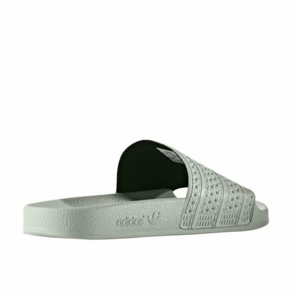 Adidas Men's Adilette Slides - Linen Green Slippers For Wide Feet