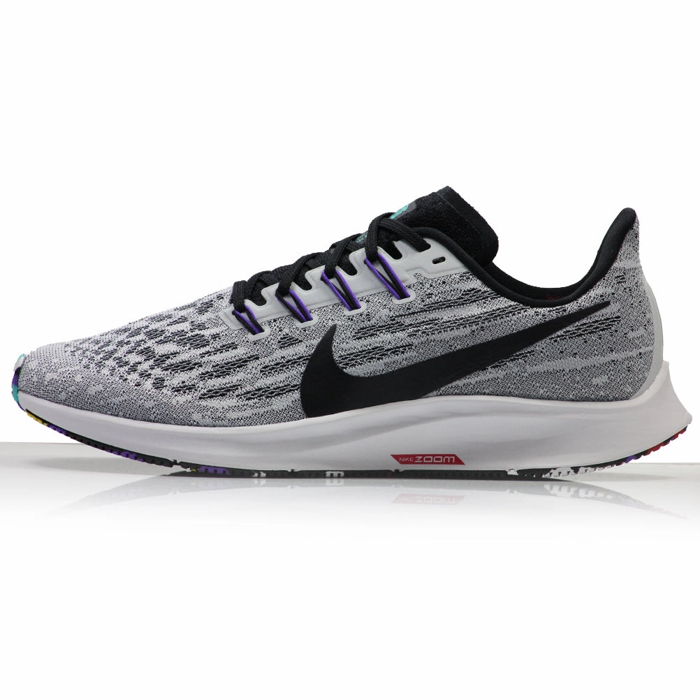 Endorphin Running Shoe Nike Air Zoom Pegasus 36 Men's Running Shoe - White/Hyper Grape