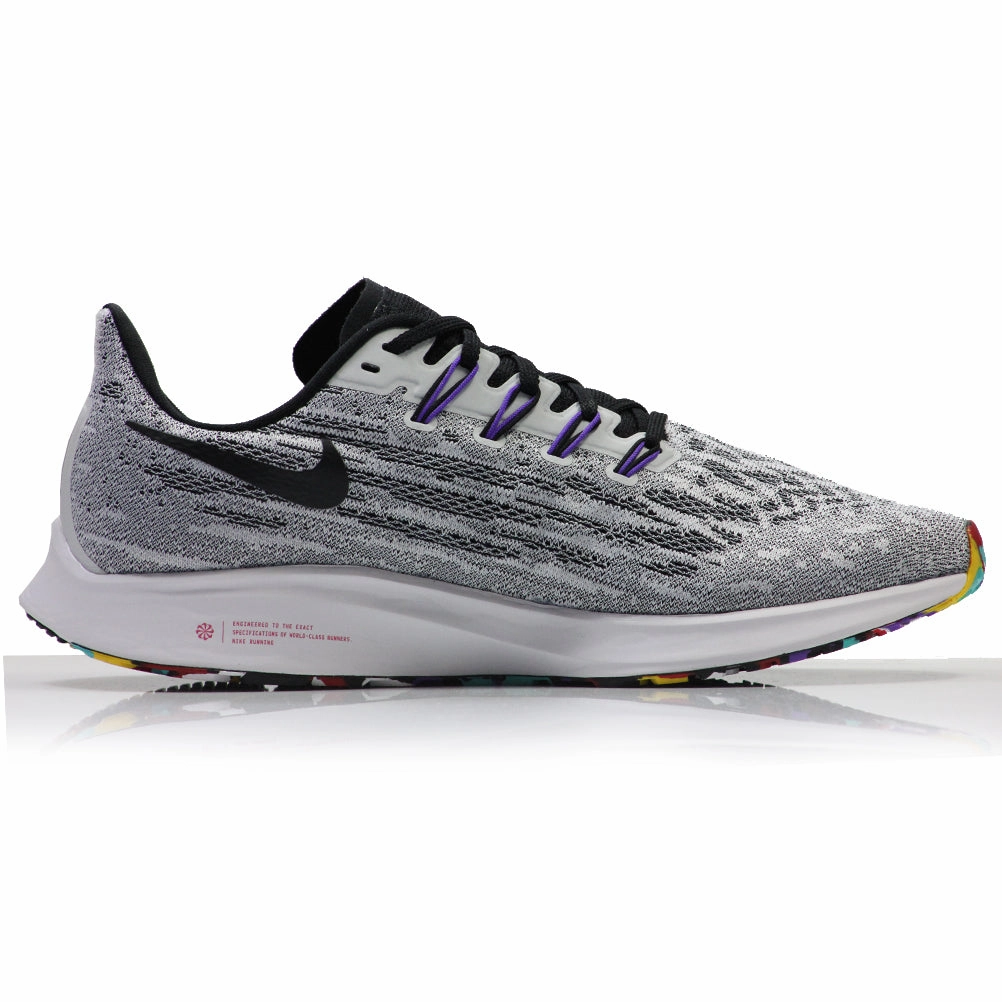 Cascadia Running Shoes Nike Air Zoom Pegasus 36 Men's Running Shoe - White/Hyper Grape