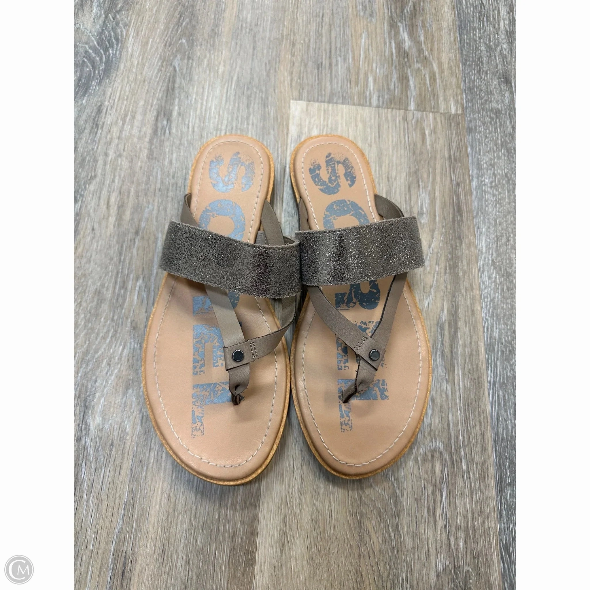 Flip Flops Sparkle Sandals Flip Flops By Sorel In Brown, Size: 7