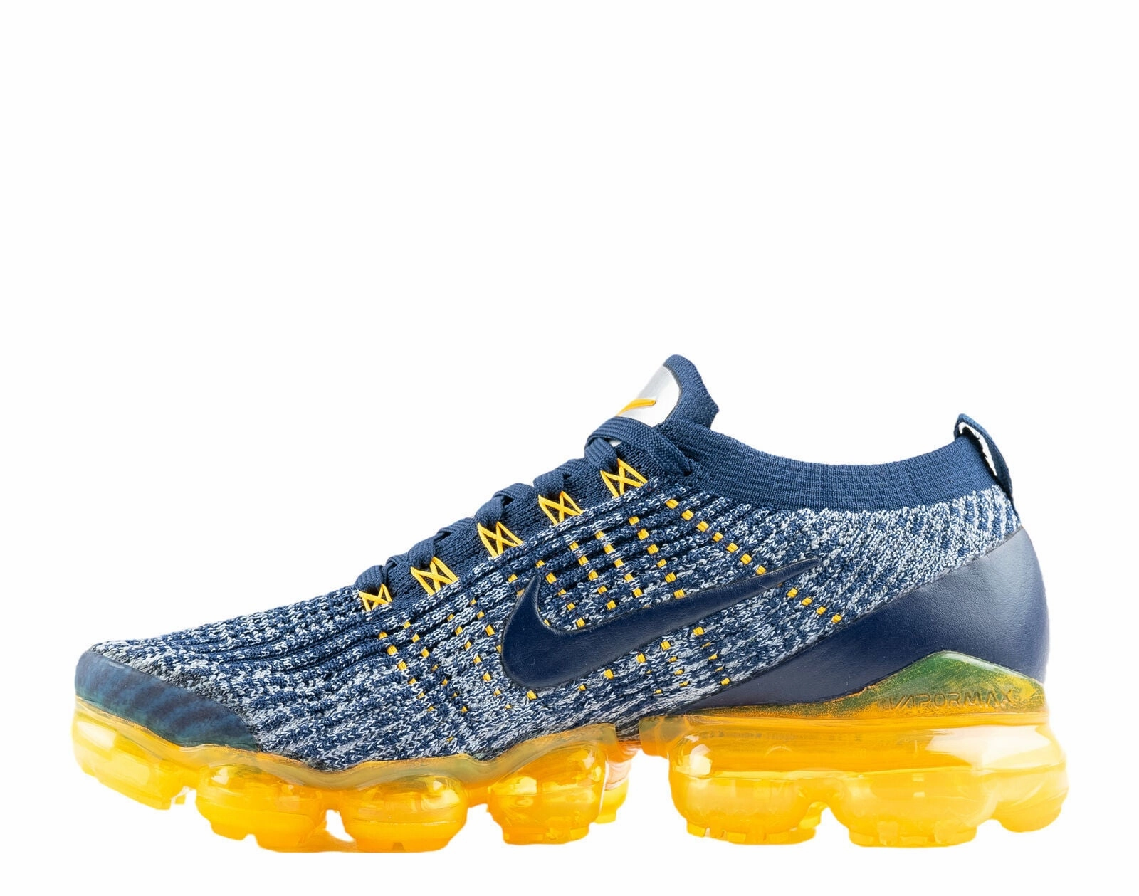 Discount Nikes Shoes Nike Air VaporMax Flyknit 3 AJ6900-400 Sneakers Men's College Navy Running Shoes
