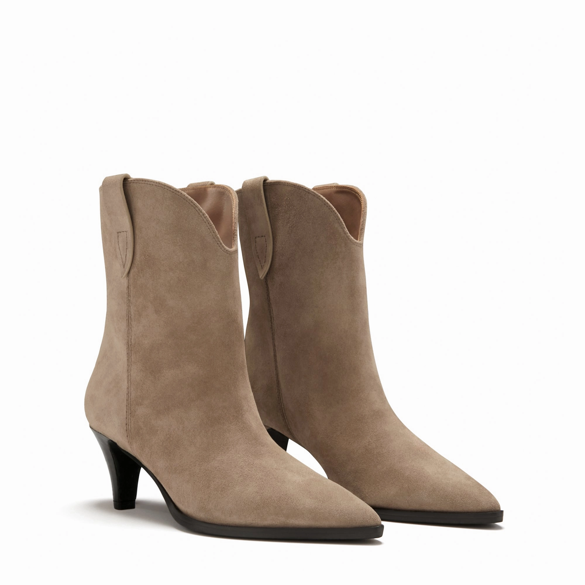 Vendme Louane taupe suede boots Lace Up Boots Work Boots