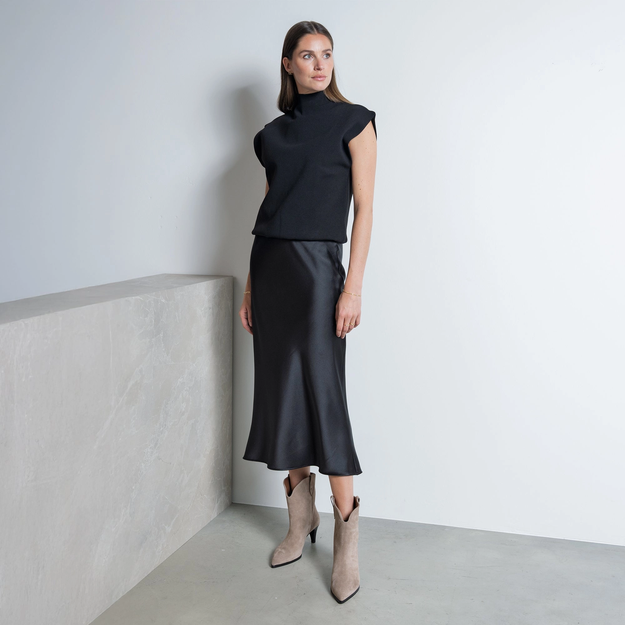 Vendme Louane taupe suede boots Rick Owens Knee Boots