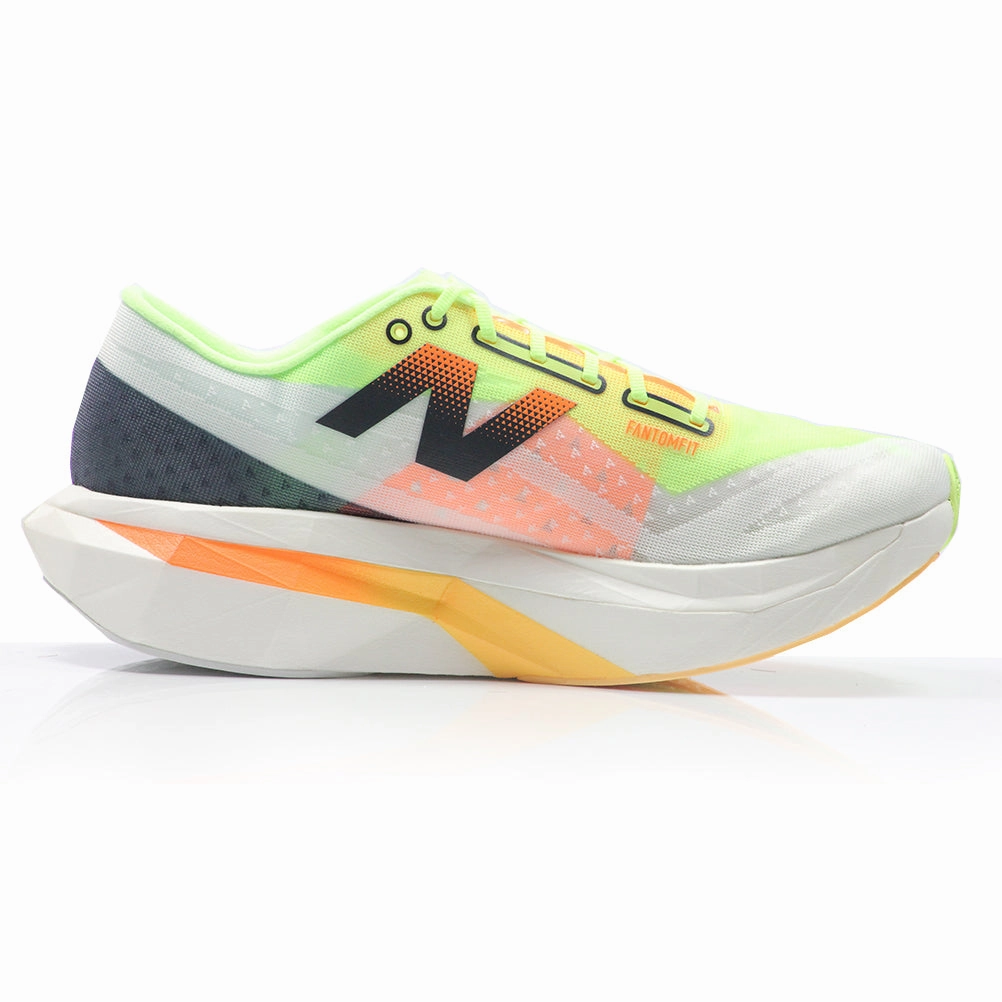 New Balance FuelCell SuperComp Elite v4 Men's Running Shoe - White/Lime Glo Best Running Shoes For Overpronation 2019