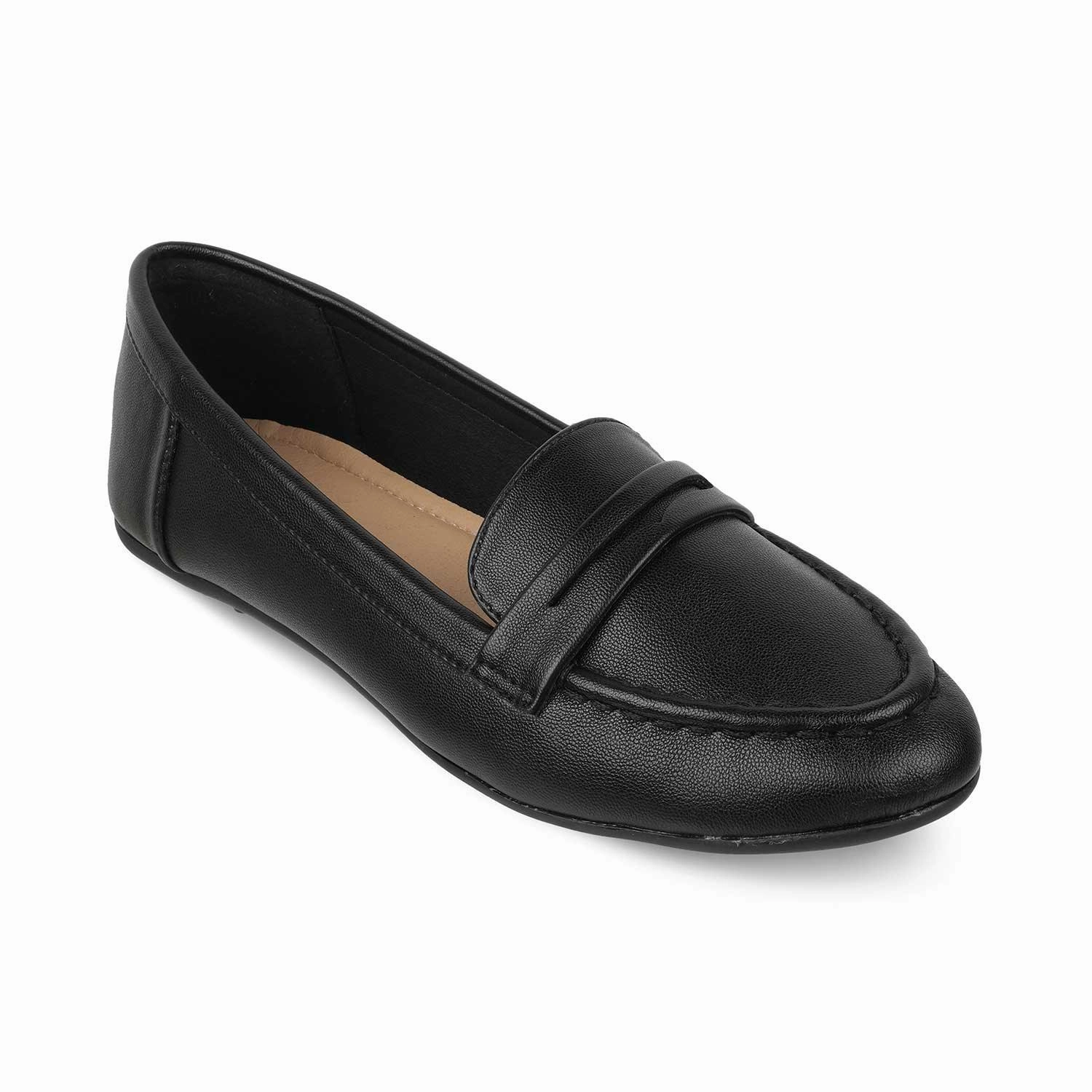 Horatio Loafers The Snap Black Women's Casual Loafers Tresmode