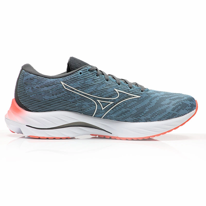Mizuno Wave Rider 26 Men's Running Shoe - Provincial Blue/Nimbus Cloud/Soleil Cloud Shoes For Running