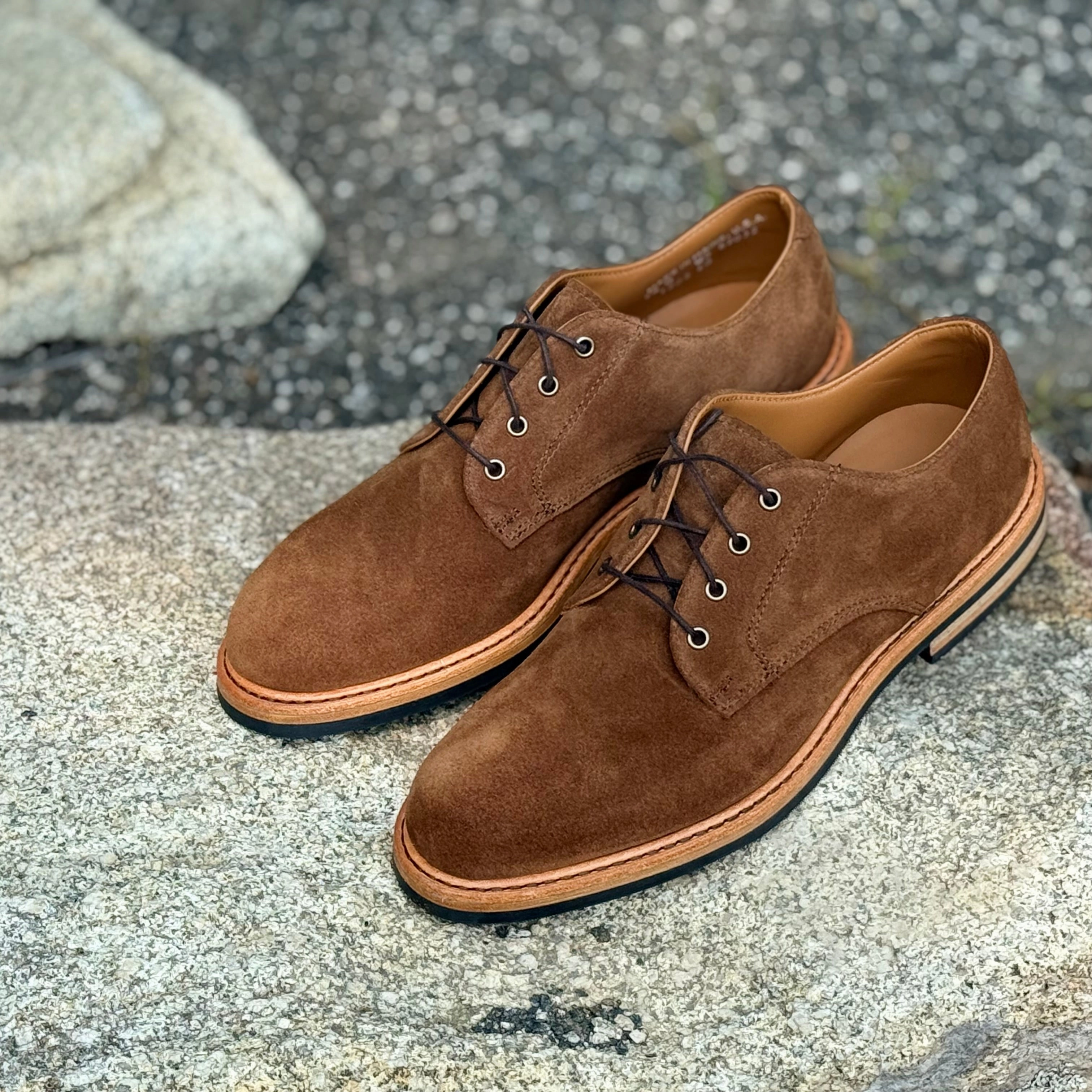 Camden Derby - Snuff Heeled Derby Shoes