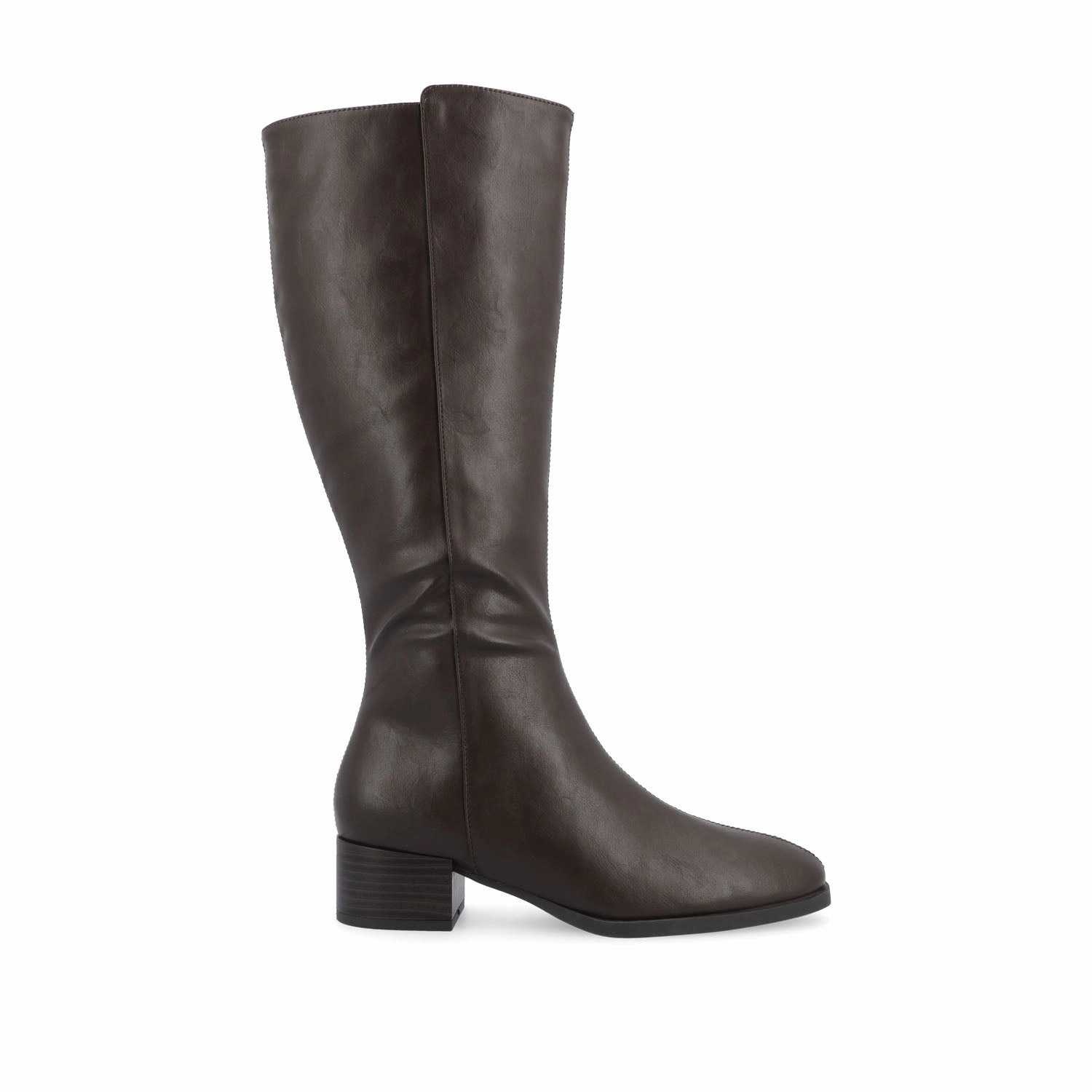 Knee High Boots Pattern DEVRI KNEE HIGH BOOTS IN VEGAN LEATHER