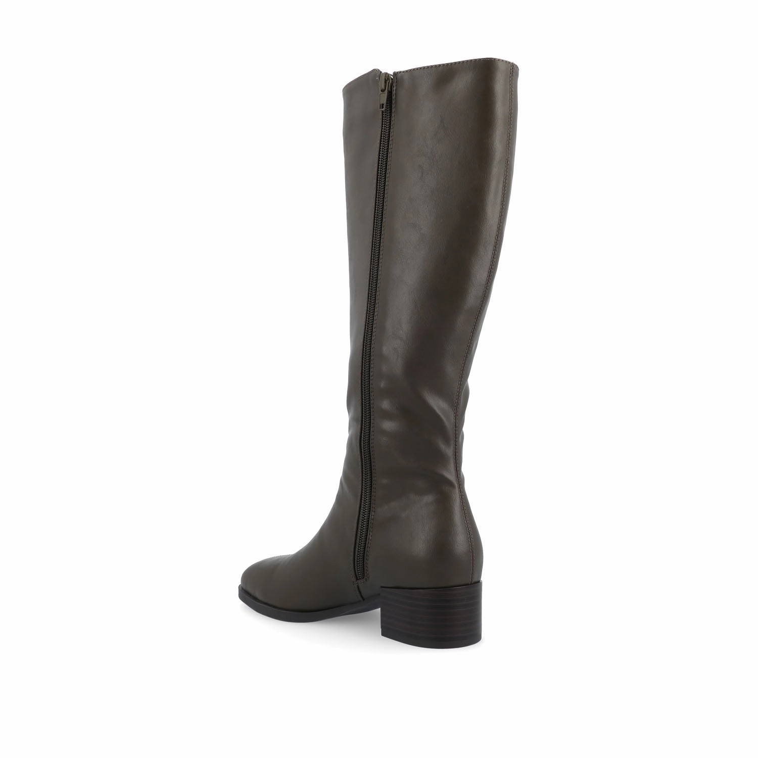 DEVRI KNEE HIGH BOOTS IN VEGAN LEATHER