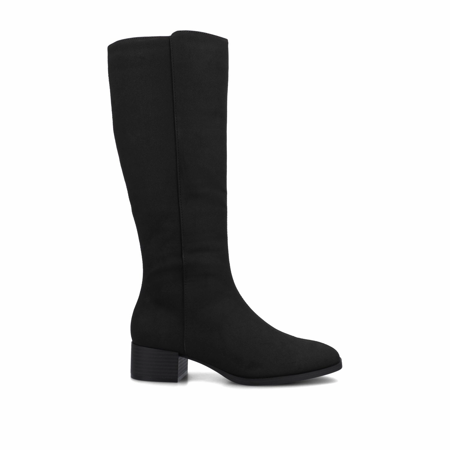 DEVRI KNEE HIGH BOOTS IN VEGAN LEATHER