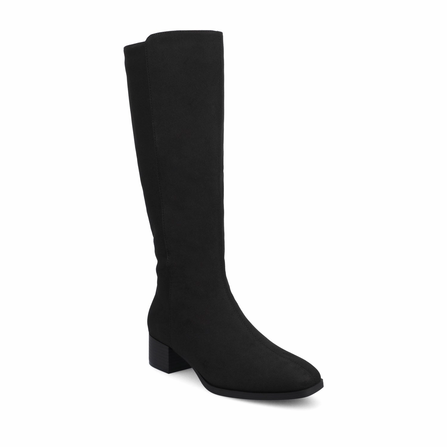 DEVRI KNEE HIGH BOOTS IN VEGAN LEATHER