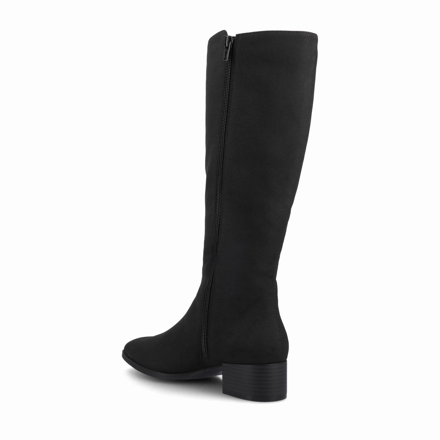 DEVRI KNEE HIGH BOOTS IN VEGAN LEATHER