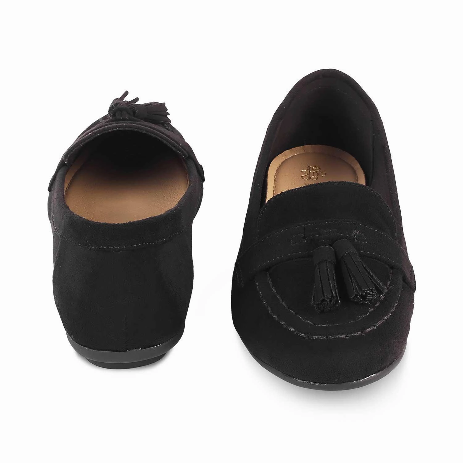 Frances Loafers The Bonum Black Women's Dress Tassel Loafers Tresmode