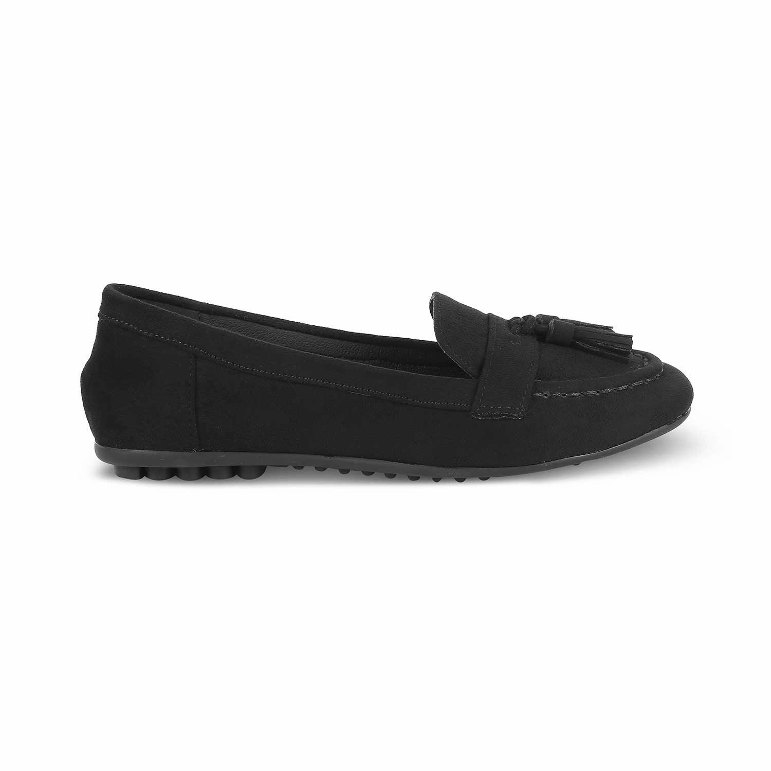 The Bonum Black Women's Dress Tassel Loafers Tresmode Socks With Loafers Or Not
