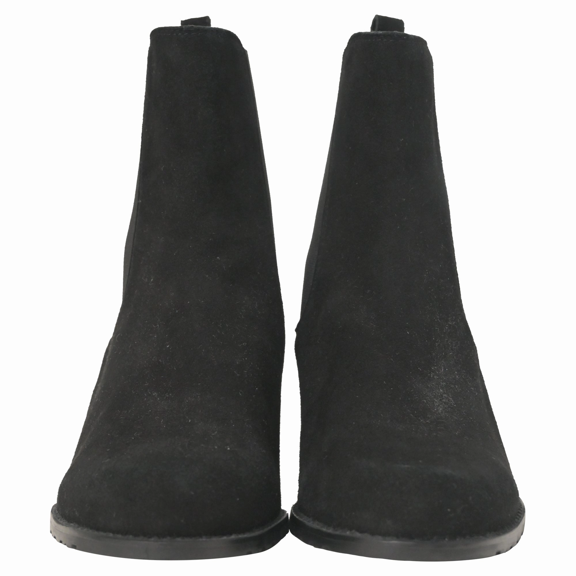 Brown Suede Chelsea Boots Stuart Weitzman Laine Chelsea Boots in Black Suede