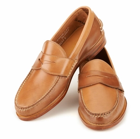 Cool Loafers Pinch Penny Loafers - Caramel Shell Cordovan