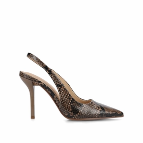 Laced High Heels ELENNEY SLINGBACK STILETTO HEELS IN STATEMENT